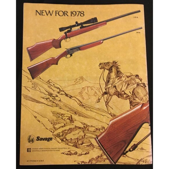 Savage Arms 1978 Catalog Firearms Long Guns Rifles - Picture 6 of 6